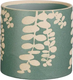 ÜMBRISPOTT MICA DECORATIONS NOELLE Ø14CM TÜRKIIS