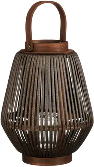 LATERN MICA DECORATIONS CELIE Ø22CM PRUUN