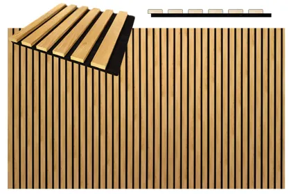 AKUSTILINE SEINAPANEEL 19X300X2600MM TAMM 0,82M² PAKIS