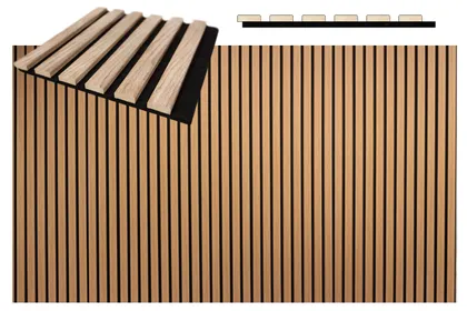 AKUSTILINE SEINAPANEEL 19X300X2600MM NATURAALNE TAMM 0,82M² PAKIS