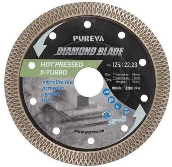 TEEMANTKETAS PUREVA TOOLS X-TURBO 125X1,3X22MM