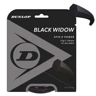 TENNISEREKETI KEELED BLACK WIDOW 17G/1,26MM 12M