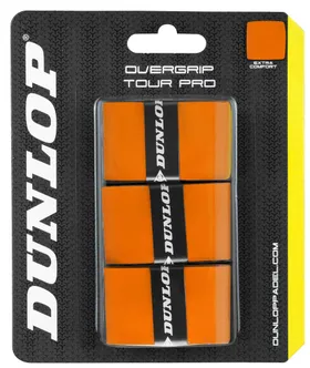 PADELIREKETI PEALISGRIPID TOUR PRO 3TK, ORANŽ