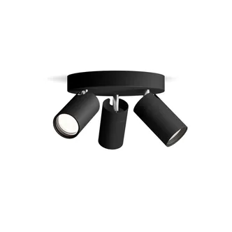 KOHTVALGUSTI KOSIPO SPOT 3X5W IP44 ÜMMARGUNE MUST