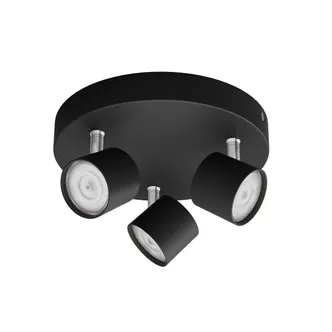 KOHTVALGUSTI STAR 3X4.5W SELV MUST