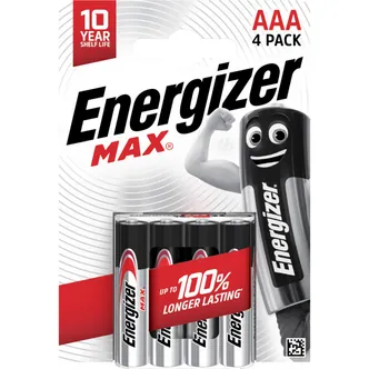 PATAREI ENERGIZER MAX ALKALINE AAA 4TK PAKIS