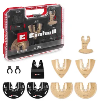 TERADE KOMPLEKT MULTITÖÖRIISTALE EINHELL XL-PLUS 10-OSALINE