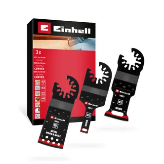 TERADE KOMPLEKT MULTITÖÖRIISTALE EINHELL PUIT/METALL 3-OSALINE