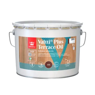 MÖÖBLI- JA TERRASSIÕLI TIKKURILA VALTTI PLUS TERRACE OIL PRUUN 9L