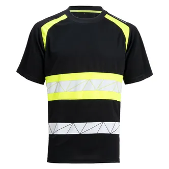 T-SÄRK WORTEX MUST/KOLLANE HELKURRIBADEGA XXL