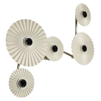 SEINALAMP OSRAM DECOR PLISSE WALL 5XE27 TUME BEEŽ