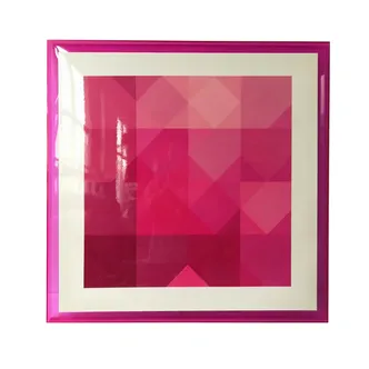 SEINAPILT WALLY 80X80CM, ROOSA, AKRÜÜL