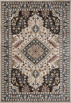 VAIP DARLY-4, 200X285CM, SININE/BEEŽ