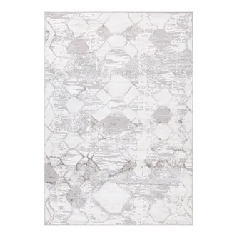 VAIP SALAMANCA-3, 200X285CM, HÕBE/VALGE