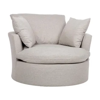 TUGITOOL FLUFFY PÖÖRLEV 110X105XH65/86CM, HELEHALL