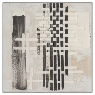MAAL RAAMIGA 80X80CM, ABSTRAKTNE MUSTER