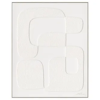 MAAL RAAMIGA 80X100CM, VALGE KUJUND