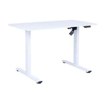 TÖÖLAUD ERGO FIT 1-MOOTORIGA 120X60XH71.5-116CM, VALGE