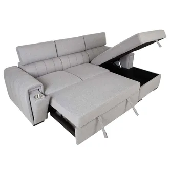 NURGADIIVANVOODI ODELIA PN 252X165XH82/100CM, HALL