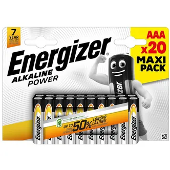 PATAREI ENERGIZER ALKALINE POWER AAA 20TK PAKIS