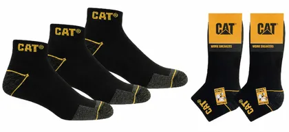 TÖÖSOKID MADALA SÄÄREGA CAT MUST 47/50, 3 PAARI PAKIS