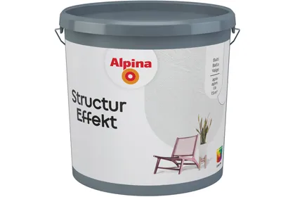 STRUKTUURVÄRV ALPINA EFEKT STRUCTUR BASE 10L VALGE MATT