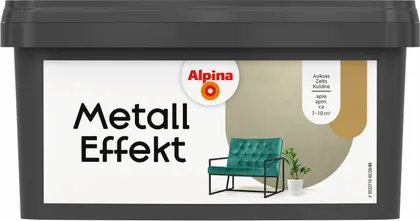 DEKORATIIVVÄRV ALPINA METALL EFFEKT 1L KULDNE