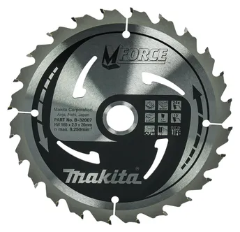 SAEKETAS PUIDULE MAKITA M-FORCE 165X2X20MM 15° T24
