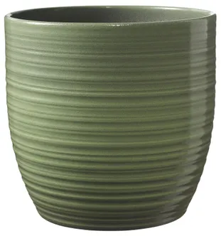 ÜMBRISPOTT SOENDGEN KERAMIK BERGAMO MYSTIC STYLE Ø14X13CM LEHEROHELINE