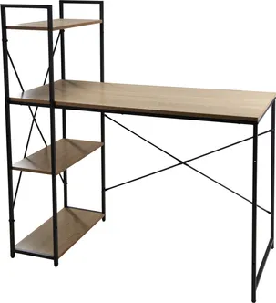 KIRJUTUSLAUD RIIULIGA 110X52X116CM METALL/PUIT