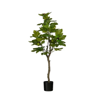 KUNSTTAIM MICA DECORATIONS REAL TOUCH FIKUSS POTIS H90XØ40CM