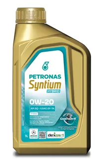 MOOTORIÕLI PETRONAS SYNTIUM HYBRID 0W-20 SQ GF-7A 1L