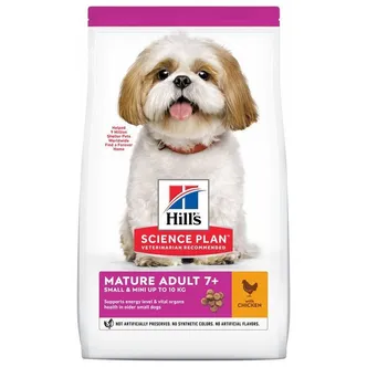 KUIVTOIT HILLS KOERTELE SMALL&MINI MATURE 7+ KANA 1,5KG
