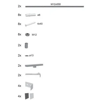 PAIGALDAMISE KOMPLEKT RAVAK NEWDAY