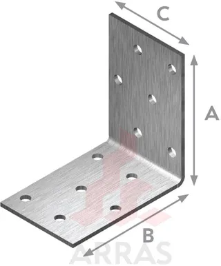 NAELUTUSNURK ARRAS 40X40X40X2,0 ZN