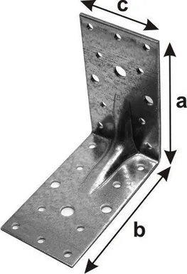 NAELUTUSNURK ARRAS 100X100X55X2,5 ZN (TUGEV)