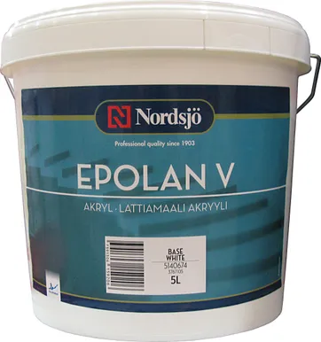 PÕRANDAVÄRV SADOLIN EPOLAN 5L VALGE POOLLÄIKIV