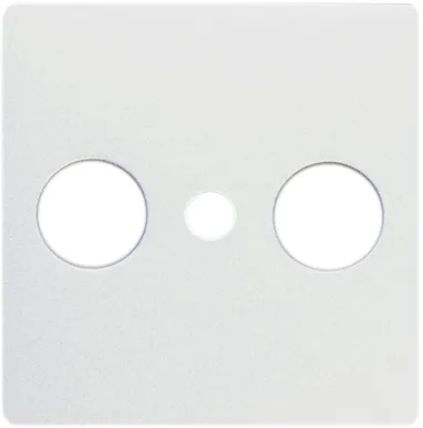 KATTEPLAAT TV+R DELTA ALUMIINIUM SIEMENS