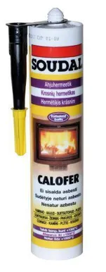 AHJUHERMEETIK SOUDAL CALOFER +1500C 300ML MUST AHJUSUUDELE
