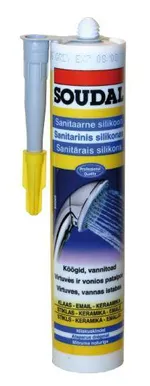 SANITAARSILIKOON SOUDAL 280ML VALGE