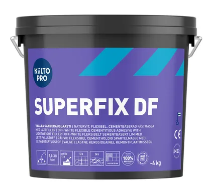 PLAATIMISSEGU KIILTO SUPERFIX 4KG