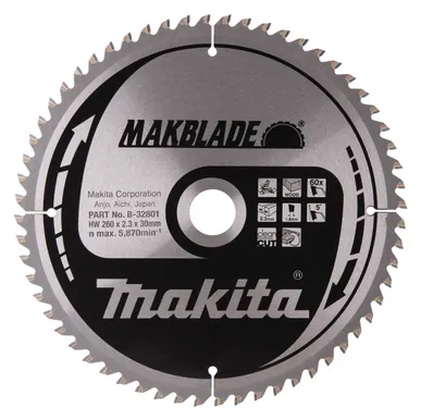 SAEKETAS MAKITA MAKBLADE 260X30MM T60