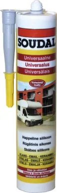 UNIVERSAALSILIKOON SOUDAL VALGE 300ML