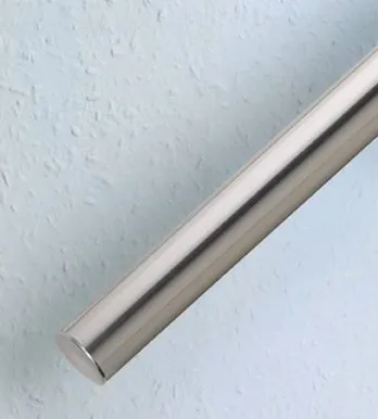 TREPIKÄSIPUU TORU 40MM 2,4M KROOM SATIIN