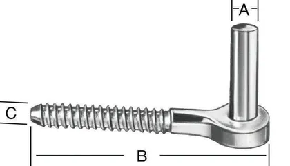 GARAAZIHINGE VASTUS 13X110X12MM KRUVIGA