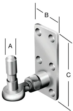 VÄRAVAHINGE VASTUS 16/120X50X6MM