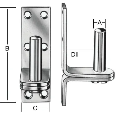 VÄRAVAHINGE VASTUS 13X99X35X25MM