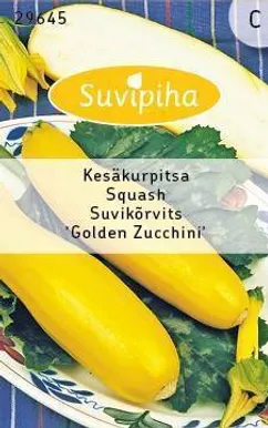 KÖÖGIVILJASEEMNED SUVIPIHA SUVIKÕRVITS GOLDEN ZUCCHINI