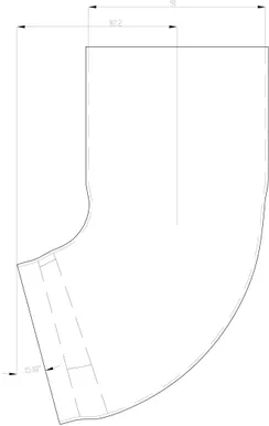 ALUMINE OTS VIHMAVEETORULE PLASTMO 90MM PRUUN