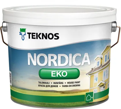 PUITFASSAADIVÄRV TEKNOS NORDICA EKO 2,7L VALGE LÄIKIV